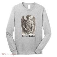 Saint Michael Sketch Long Sleeve Shirt thumb 0