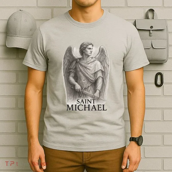 Saint Michael Sketch T-Shirt