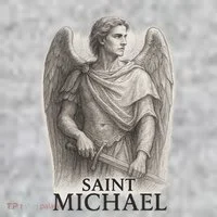 Saint Michael Sketch T-Shirt thumb 7