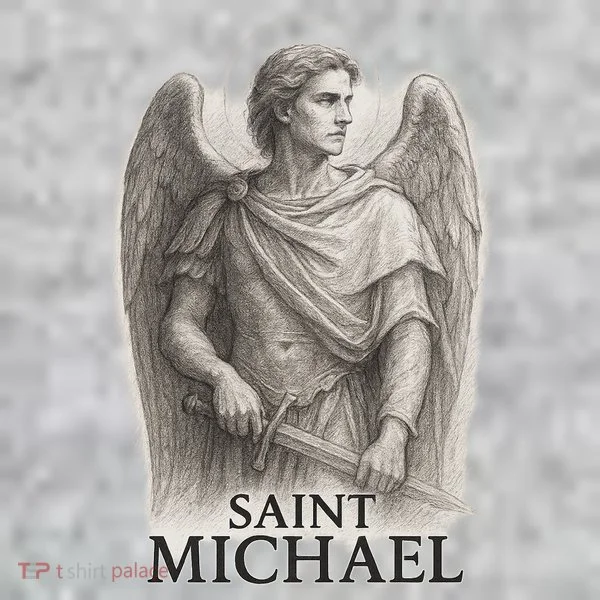 Saint Michael Sketch T-Shirt