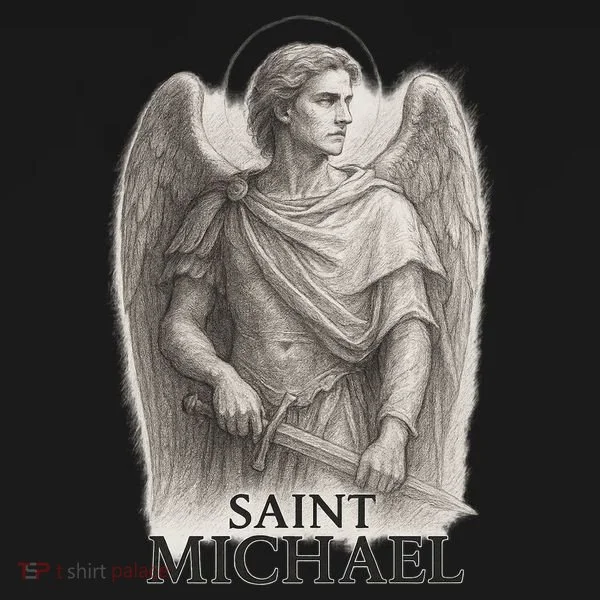 Saint Michael Sketch Doggie Tank