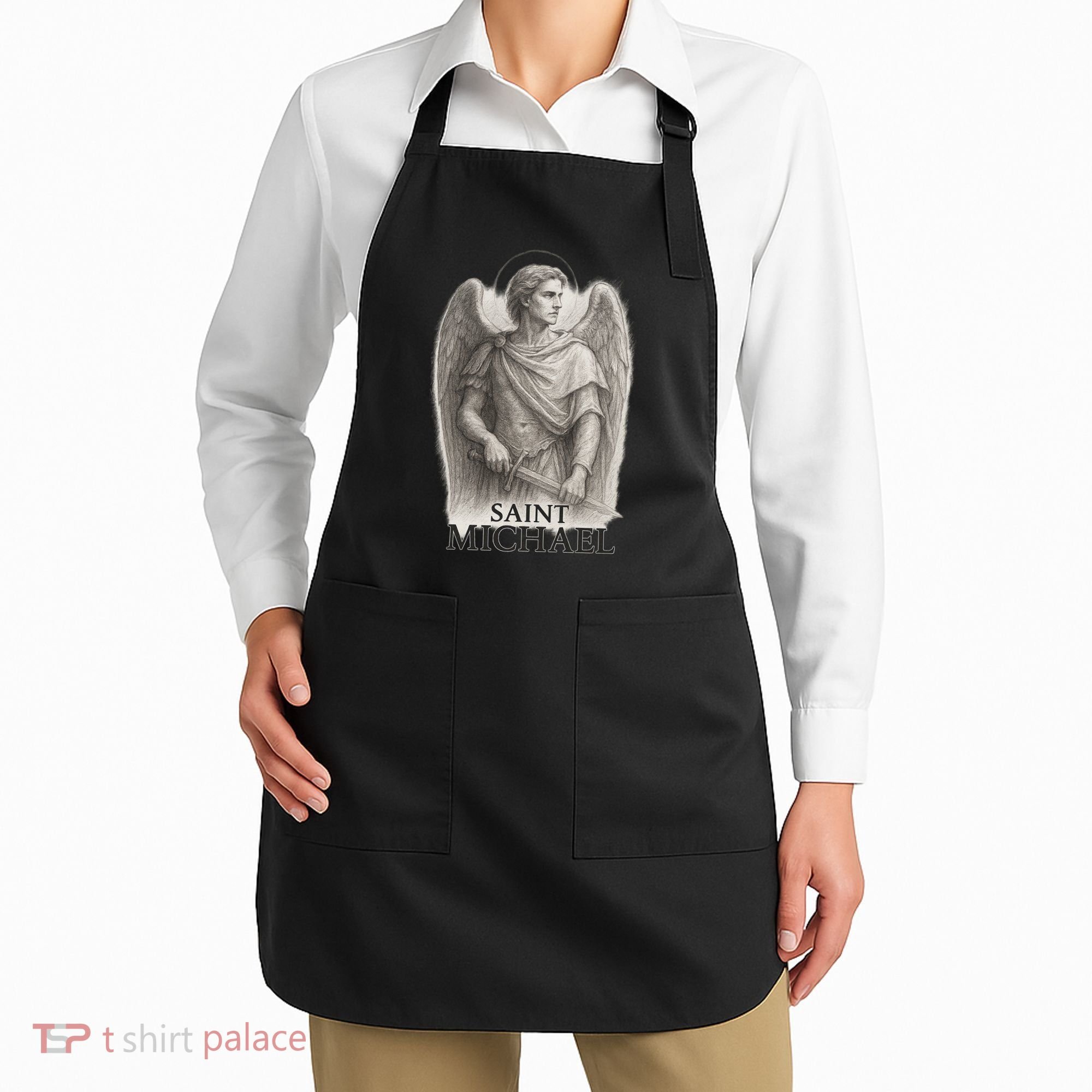 Saint Michael Sketch Apron
