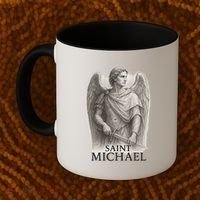Saint Michael Sketch Coffee Mug thumb 2