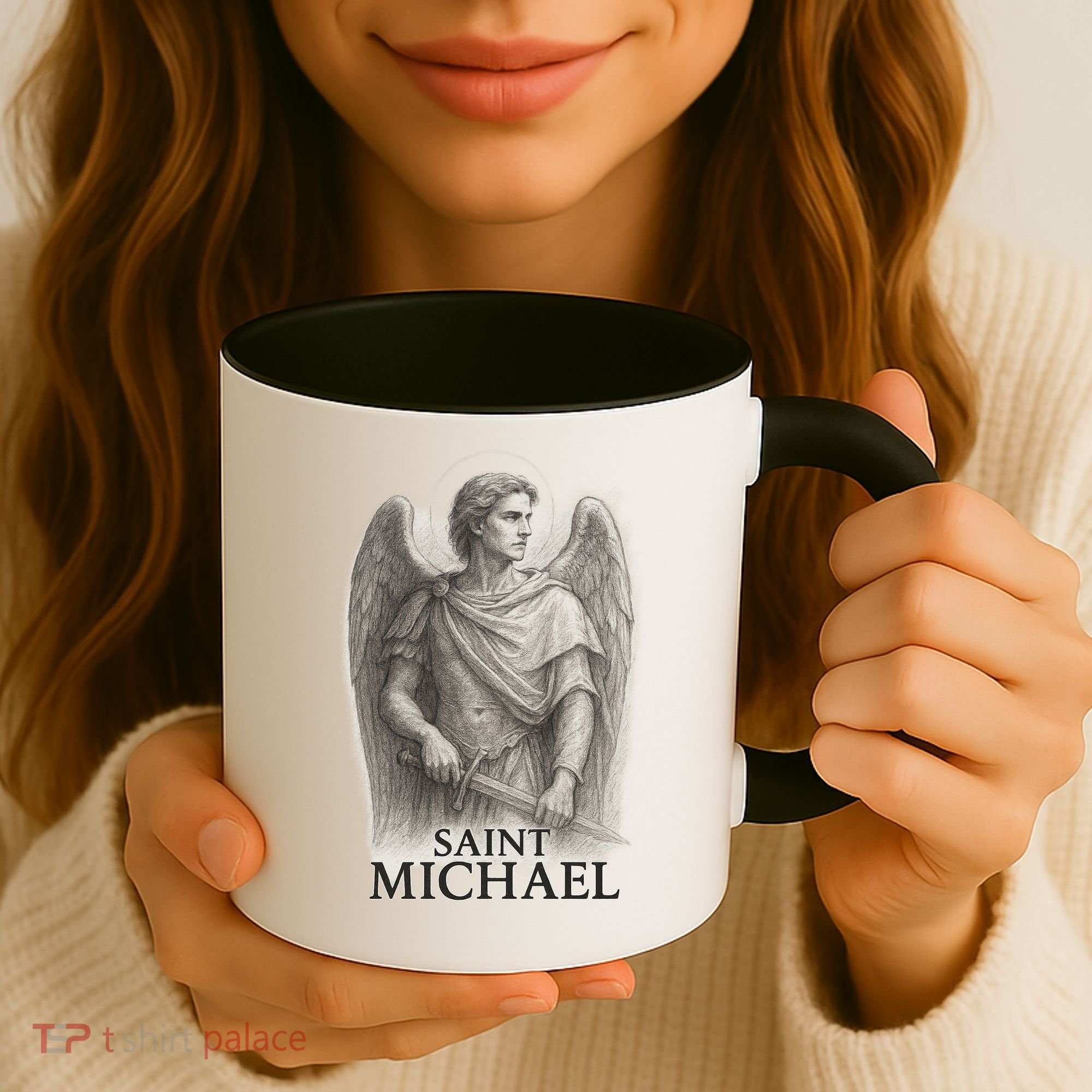 Saint Michael Sketch Coffee Mug