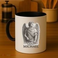 Saint Michael Sketch Coffee Mug thumb 4
