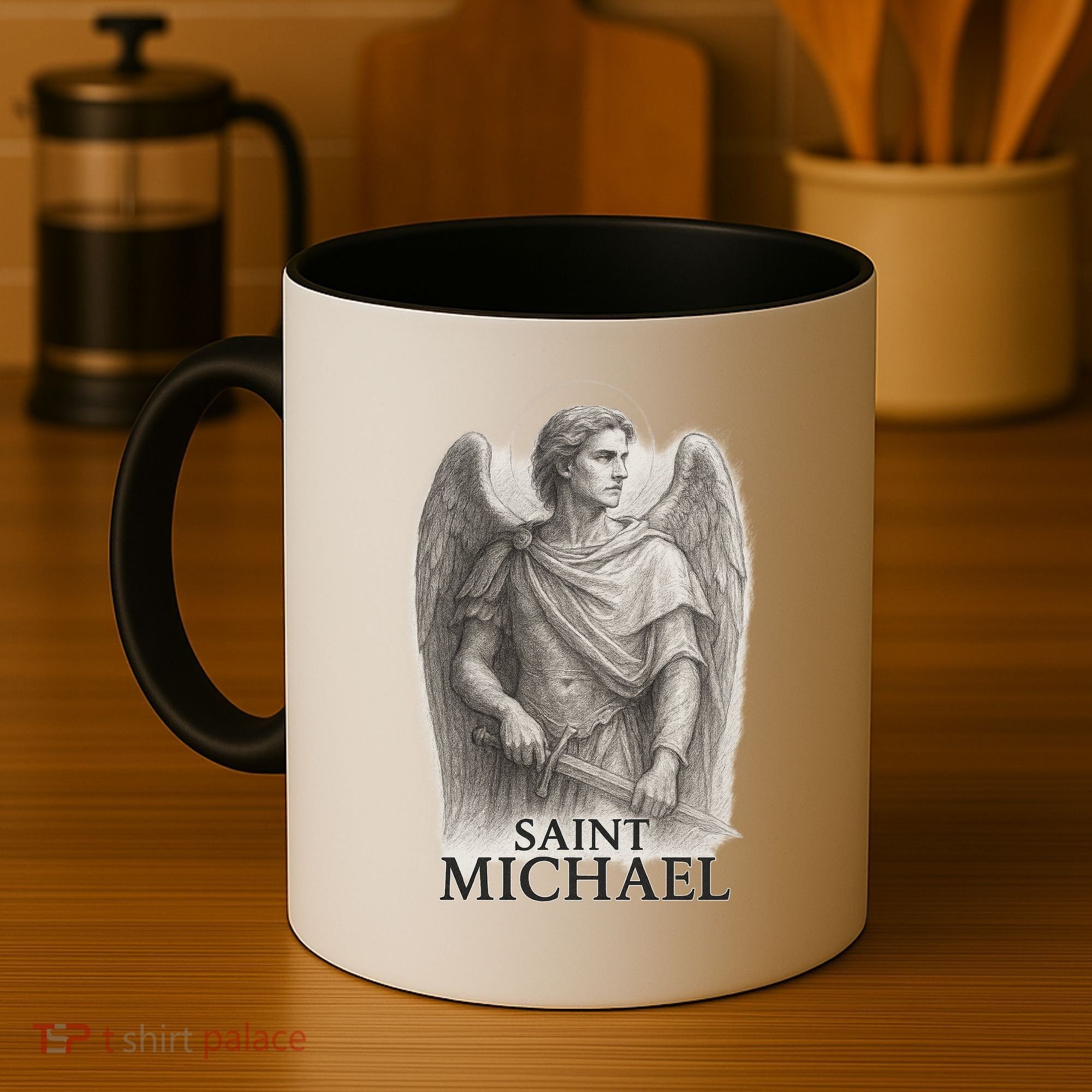 Saint Michael Sketch Coffee Mug