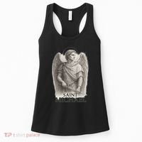 Saint Michael Sketch Women's Tank Top thumb 0