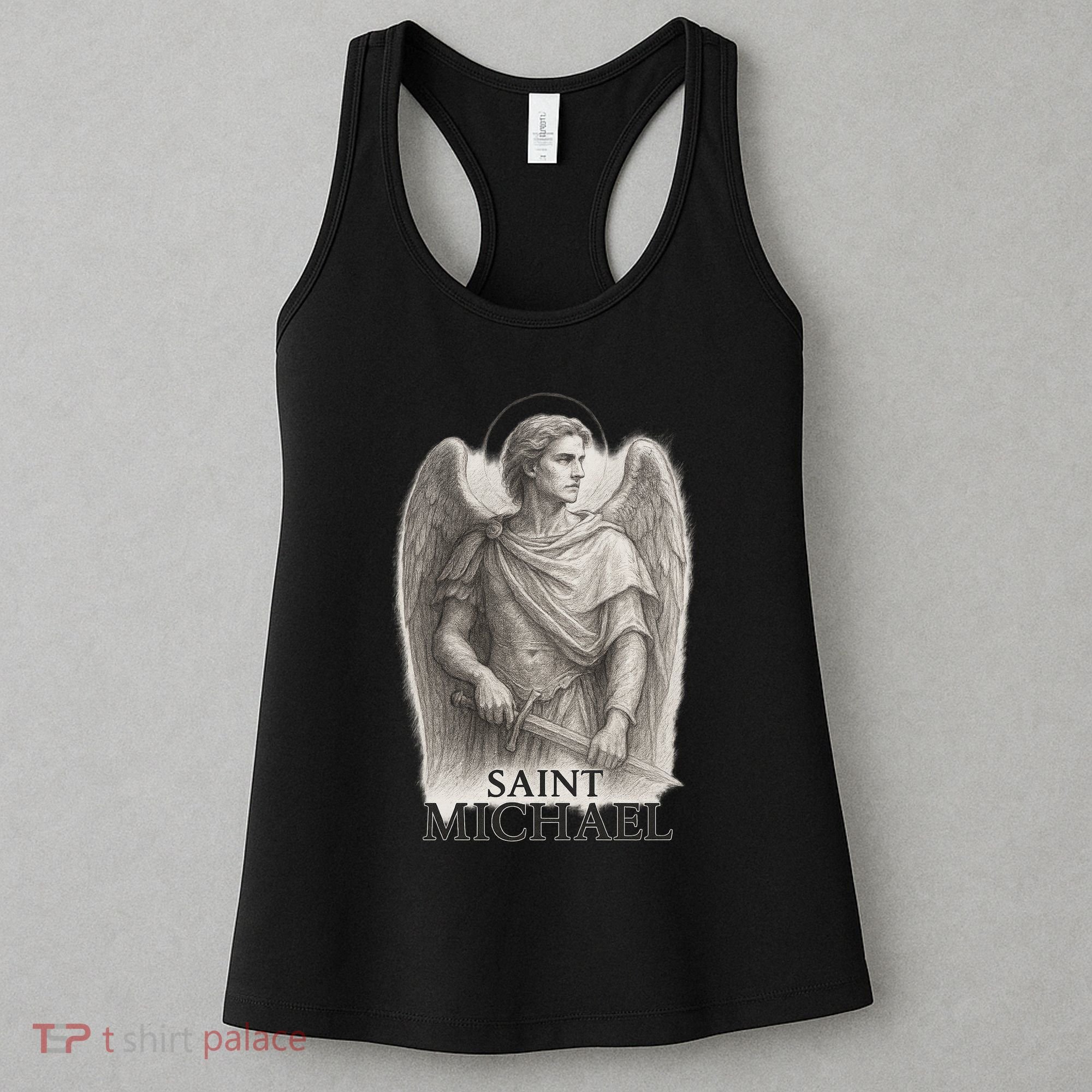 Saint Michael Sketch Women's Tank Top