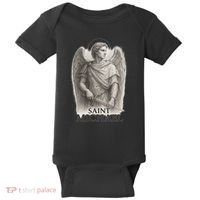 Saint Michael Sketch Baby Bodysuit thumb 0