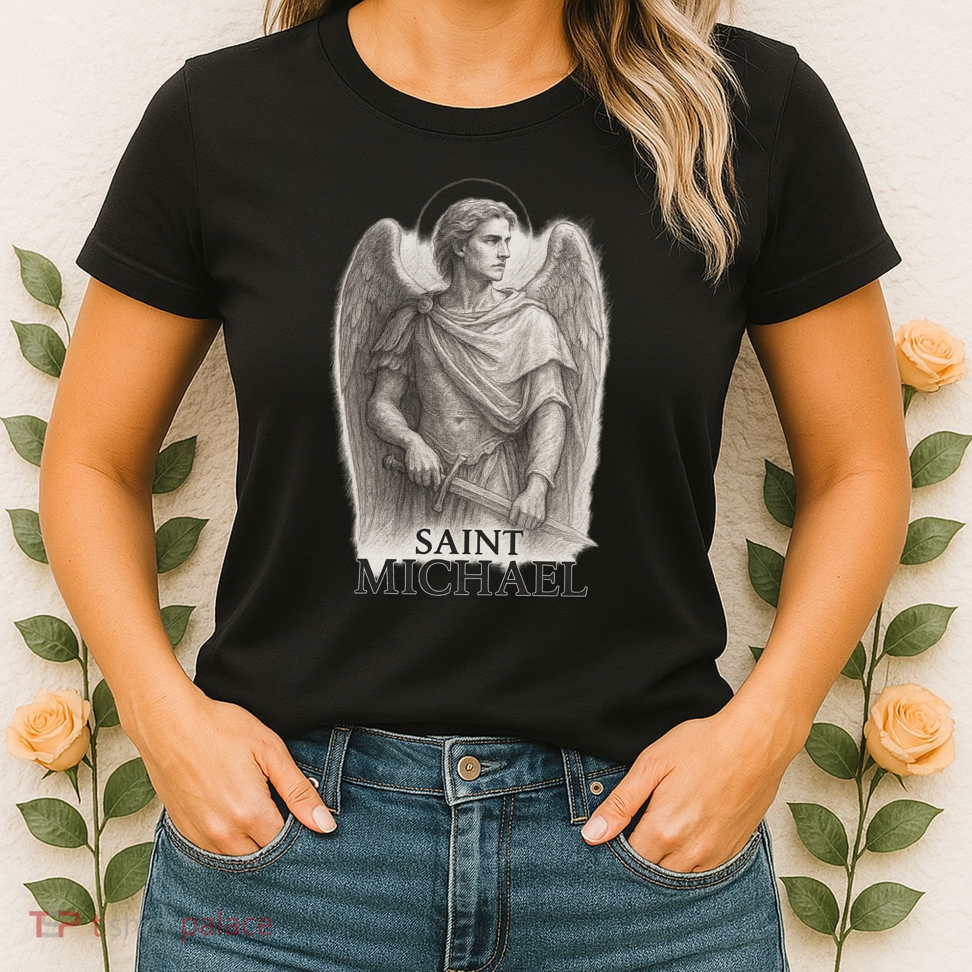 Saint Michael Sketch Women's T-Shirt