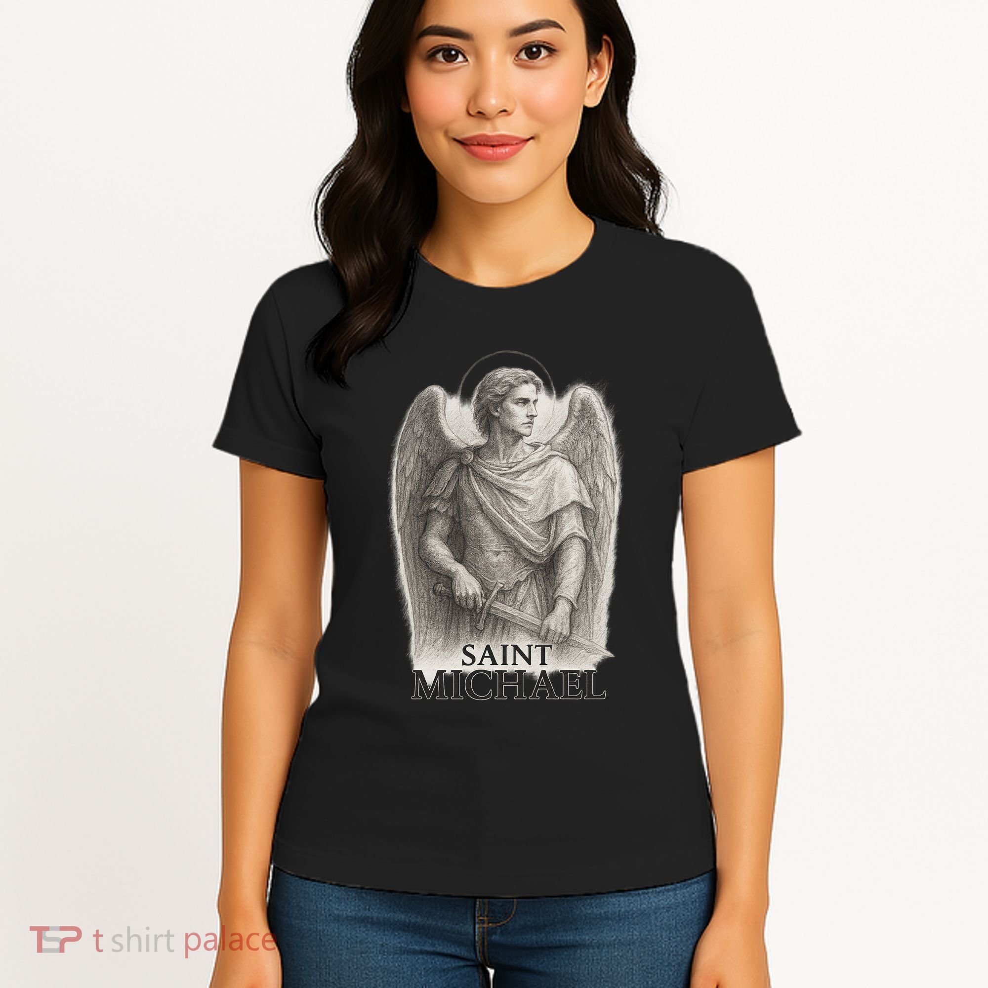 Saint Michael Sketch Women's T-Shirt