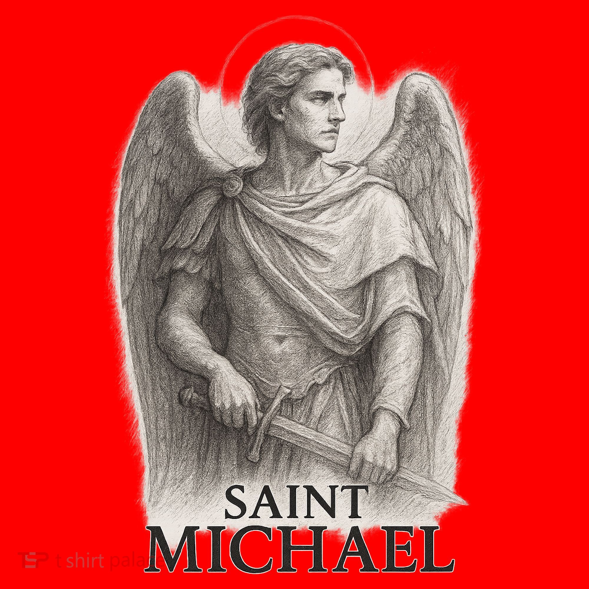 Saint Michael Sketch Santa Hat
