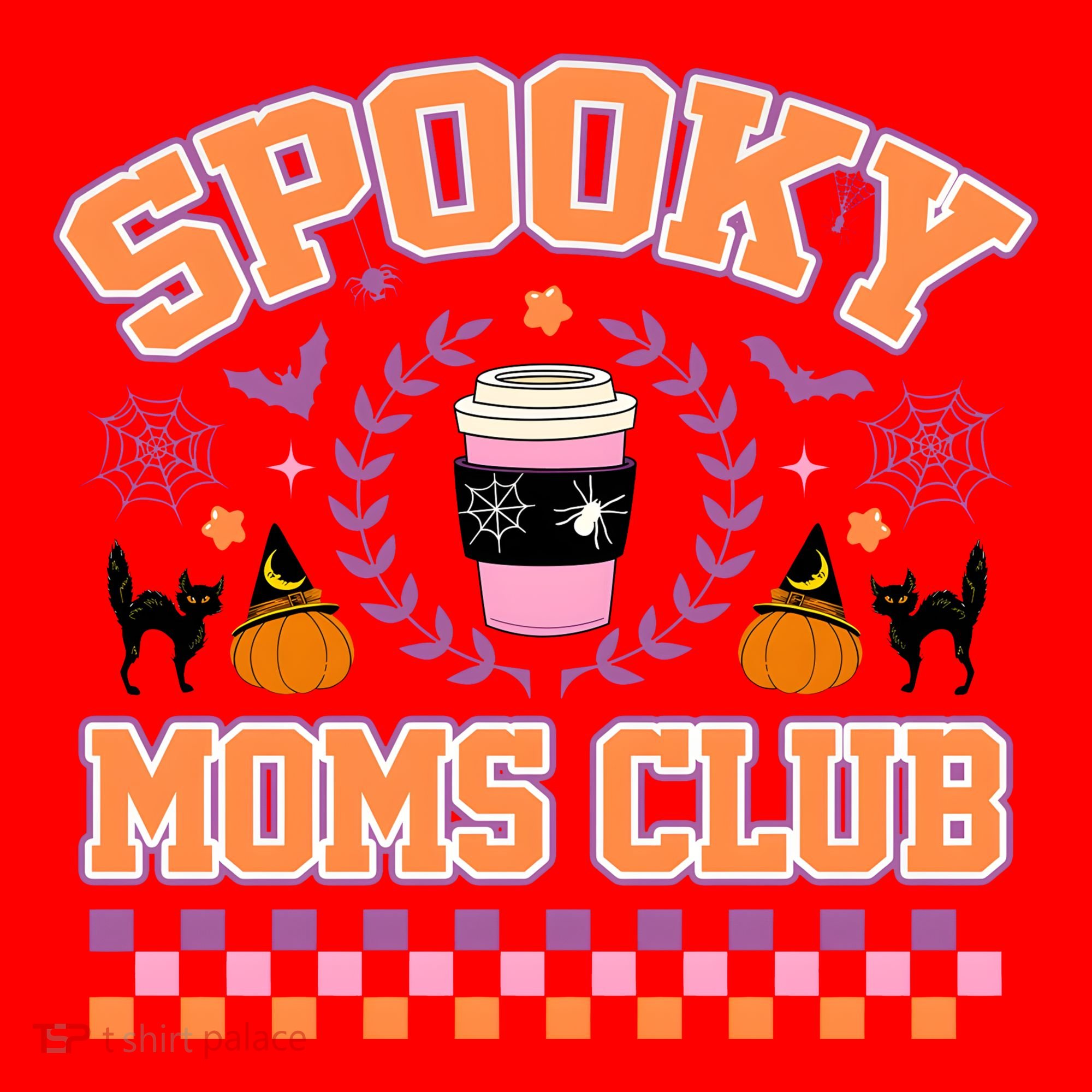 Spooky Mama Social Club Santa Hat