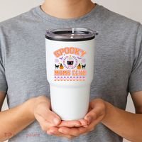 Spooky Mama Social Club Tumbler thumb 2
