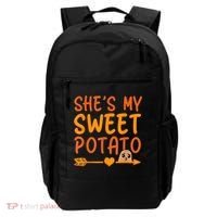 Shes My Sweet Potato I Yam Set Thanksgiving Couples Matching Backpack thumb 0