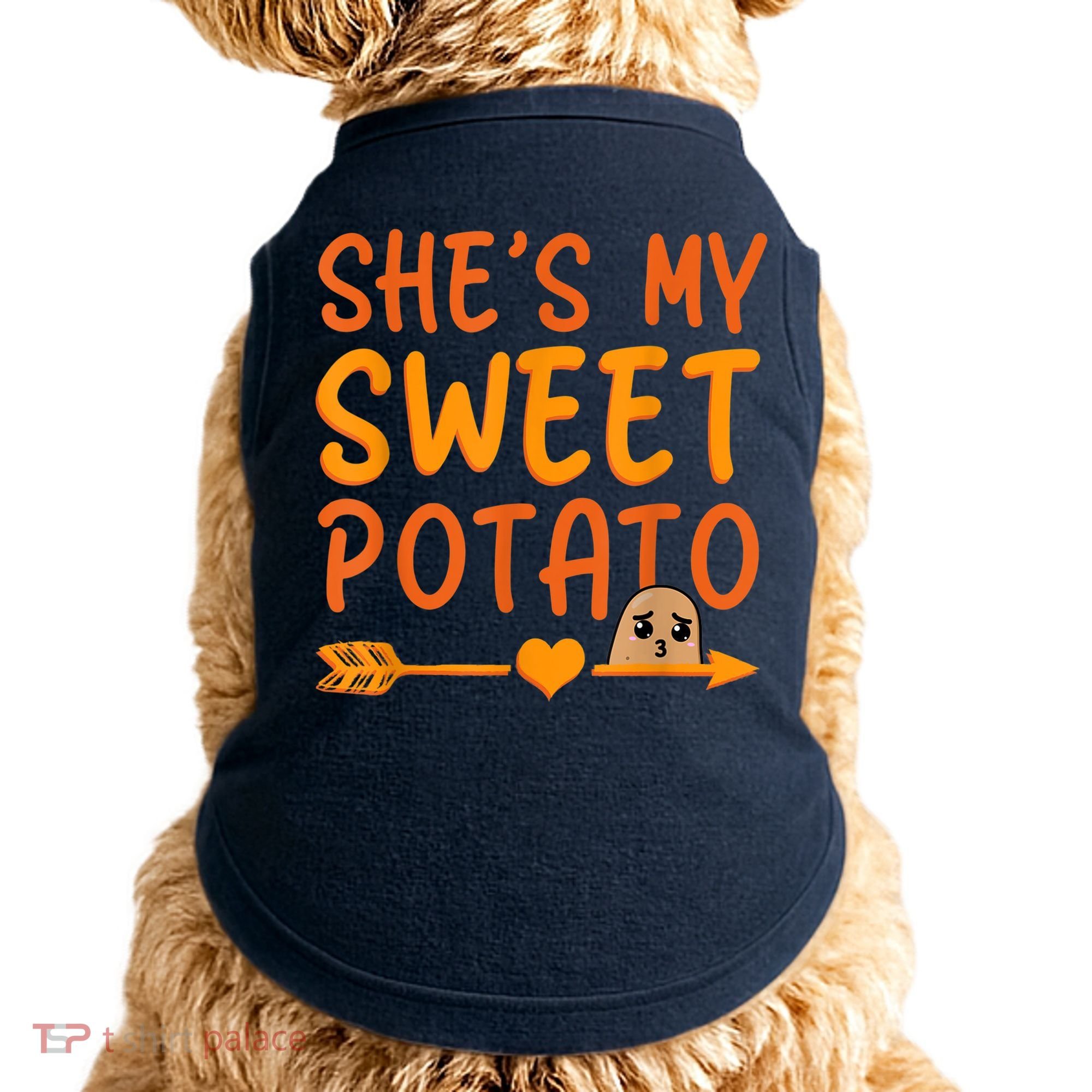 Shes My Sweet Potato I Yam Set Thanksgiving Couples Matching Doggie Tank