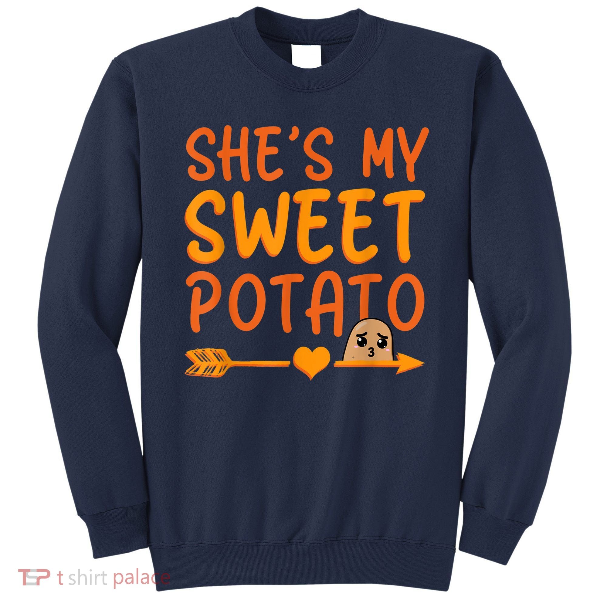 Shes My Sweet Potato I Yam Set Thanksgiving Couples Matching Sweatshirt