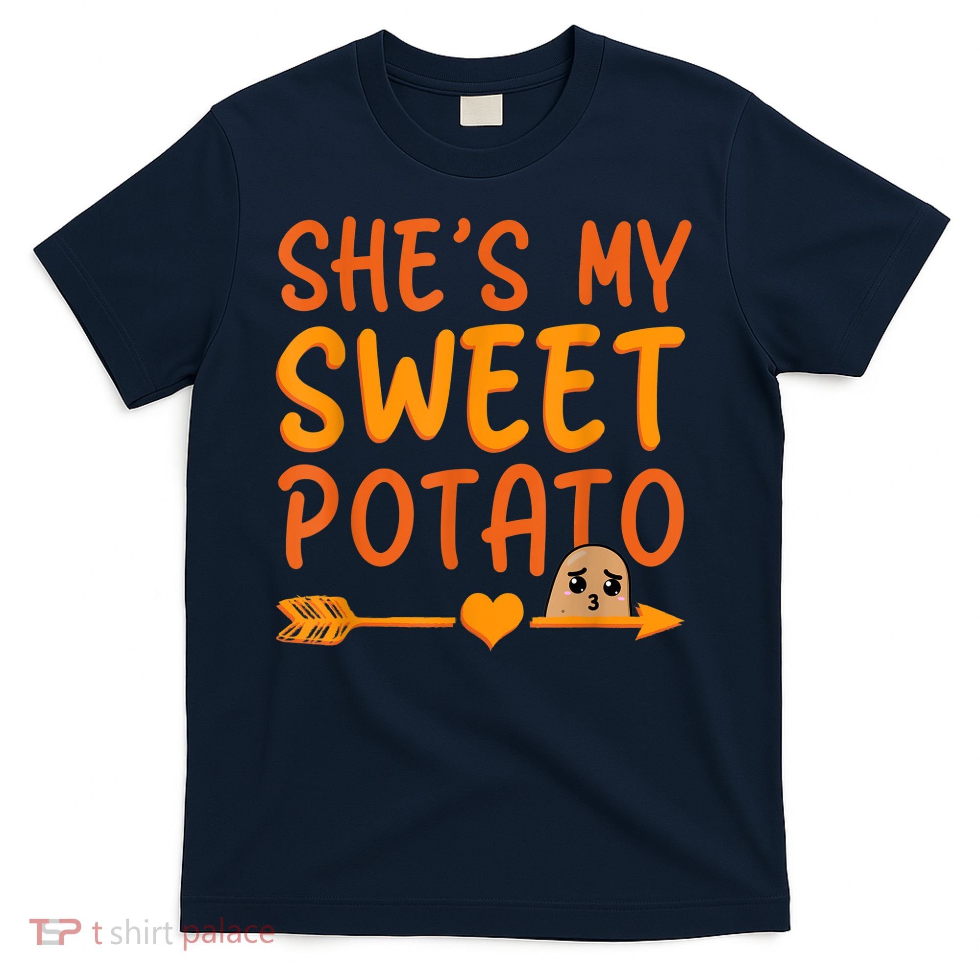 Shes My Sweet Potato I Yam Set Thanksgiving Couples Matching T-Shirt