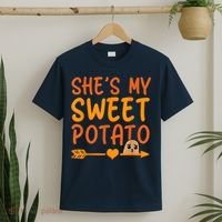 Shes My Sweet Potato I Yam Set Thanksgiving Couples Matching T-Shirt thumb 2