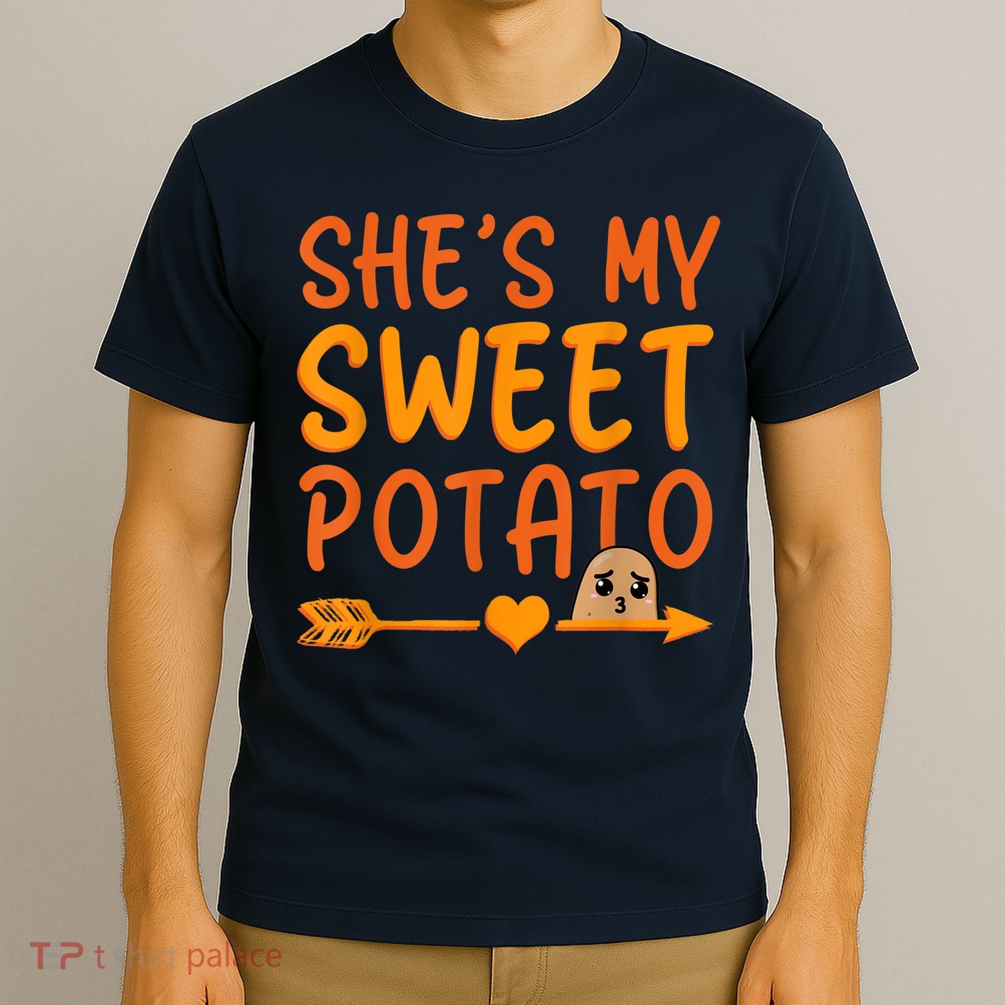 Shes My Sweet Potato I Yam Set Thanksgiving Couples Matching T-Shirt