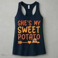 Shes My Sweet Potato I Yam Set Thanksgiving Couples Matching Women's Tank Top thumb 3