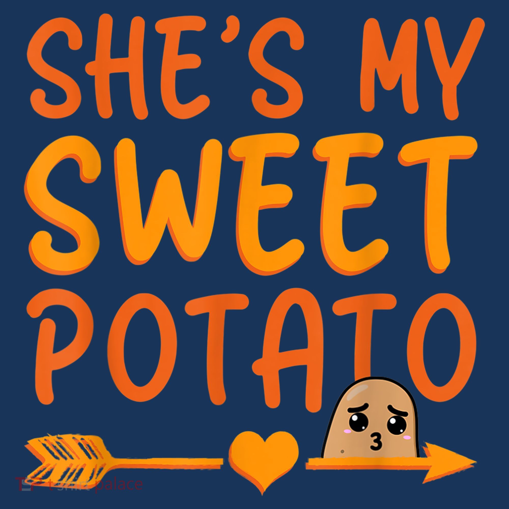 Shes My Sweet Potato I Yam Set Thanksgiving Couples Matching Women's Tank Top