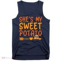 Shes My Sweet Potato I Yam Set Thanksgiving Couples Matching Tank Top thumb 0