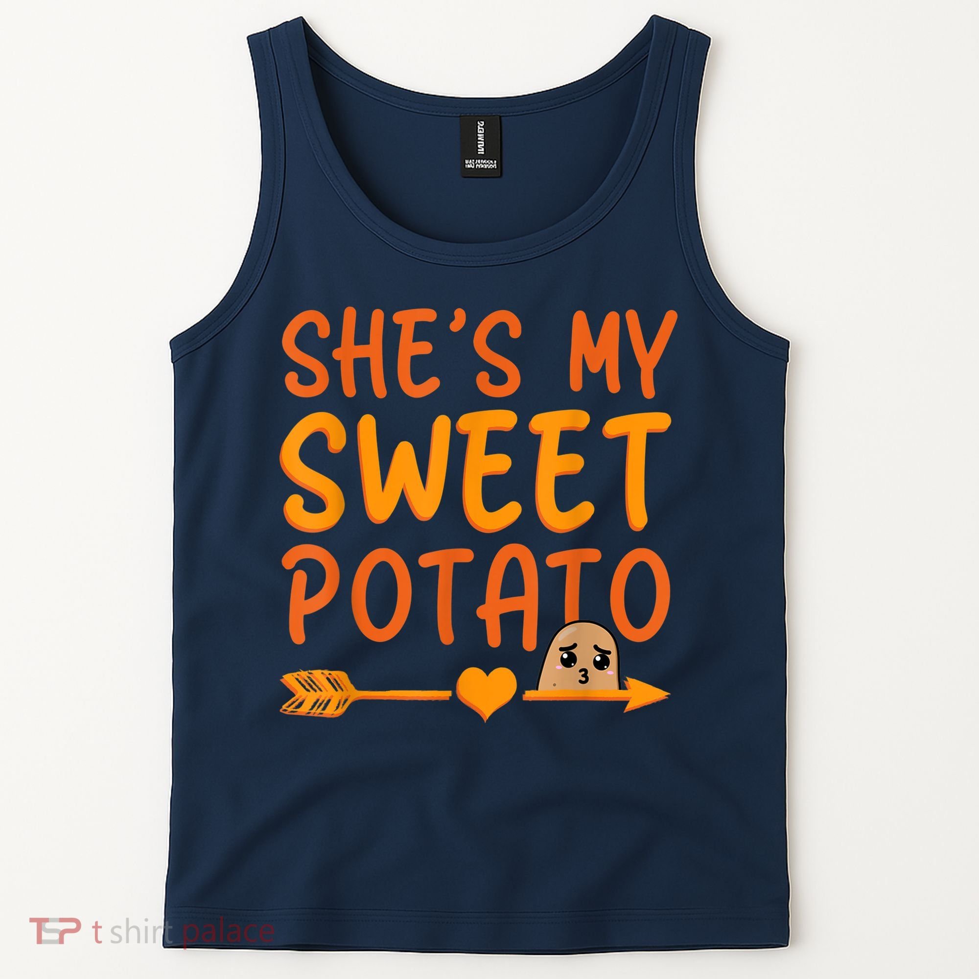 Shes My Sweet Potato I Yam Set Thanksgiving Couples Matching Tank Top