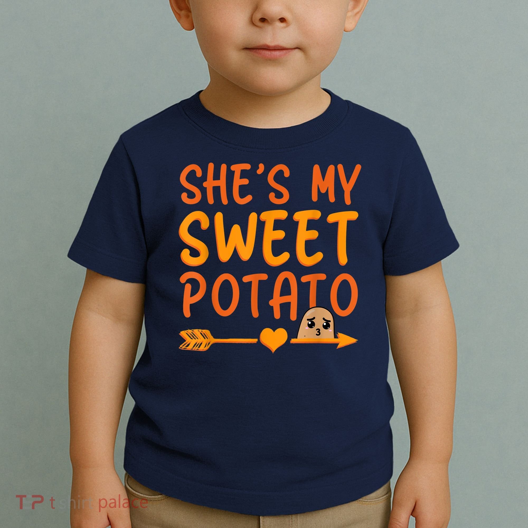 Shes My Sweet Potato I Yam Set Thanksgiving Couples Matching Toddler T-Shirt