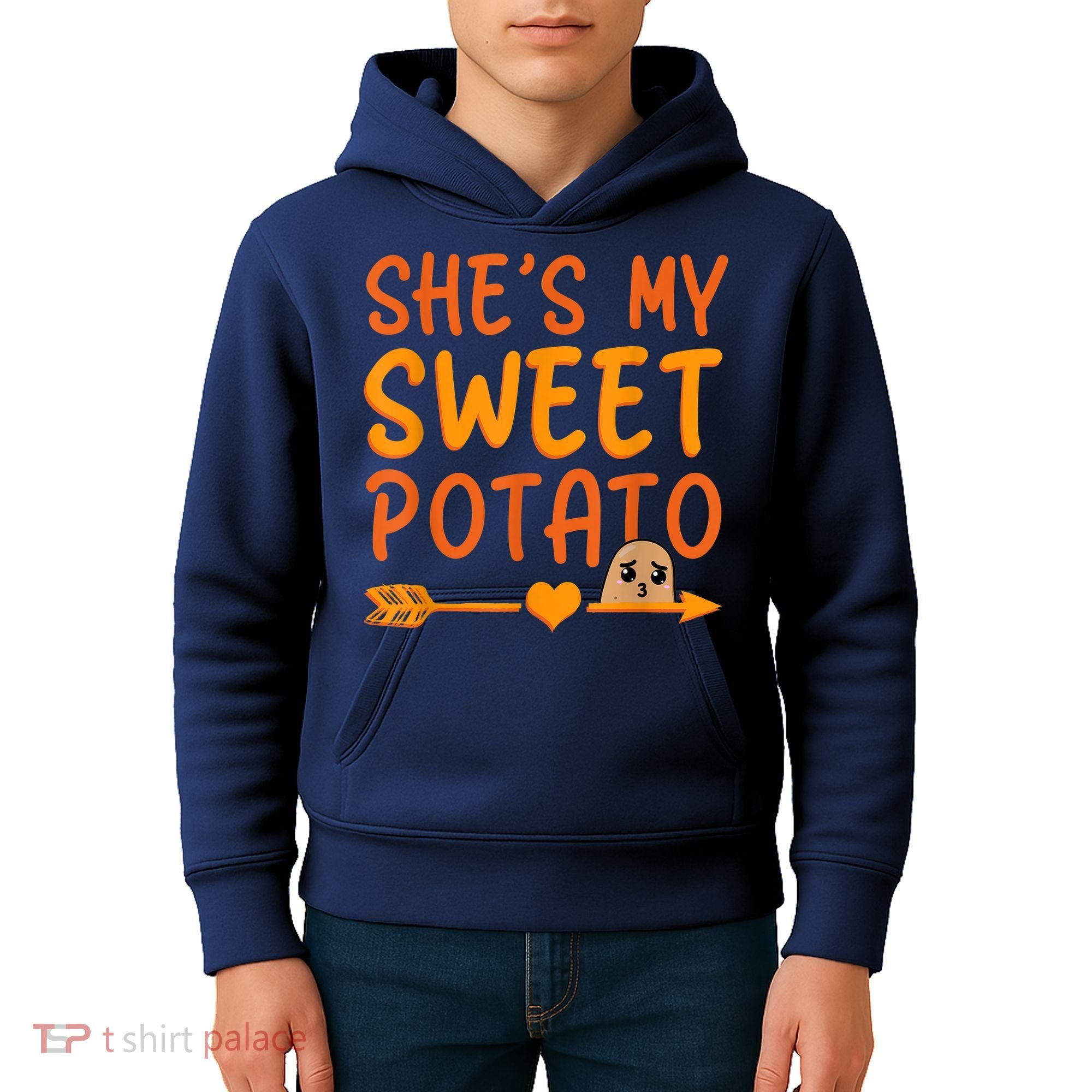 Shes My Sweet Potato I Yam Set Thanksgiving Couples Matching Kids Hoodie