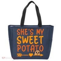 Shes My Sweet Potato I Yam Set Thanksgiving Couples Matching Tote Bag thumb 0