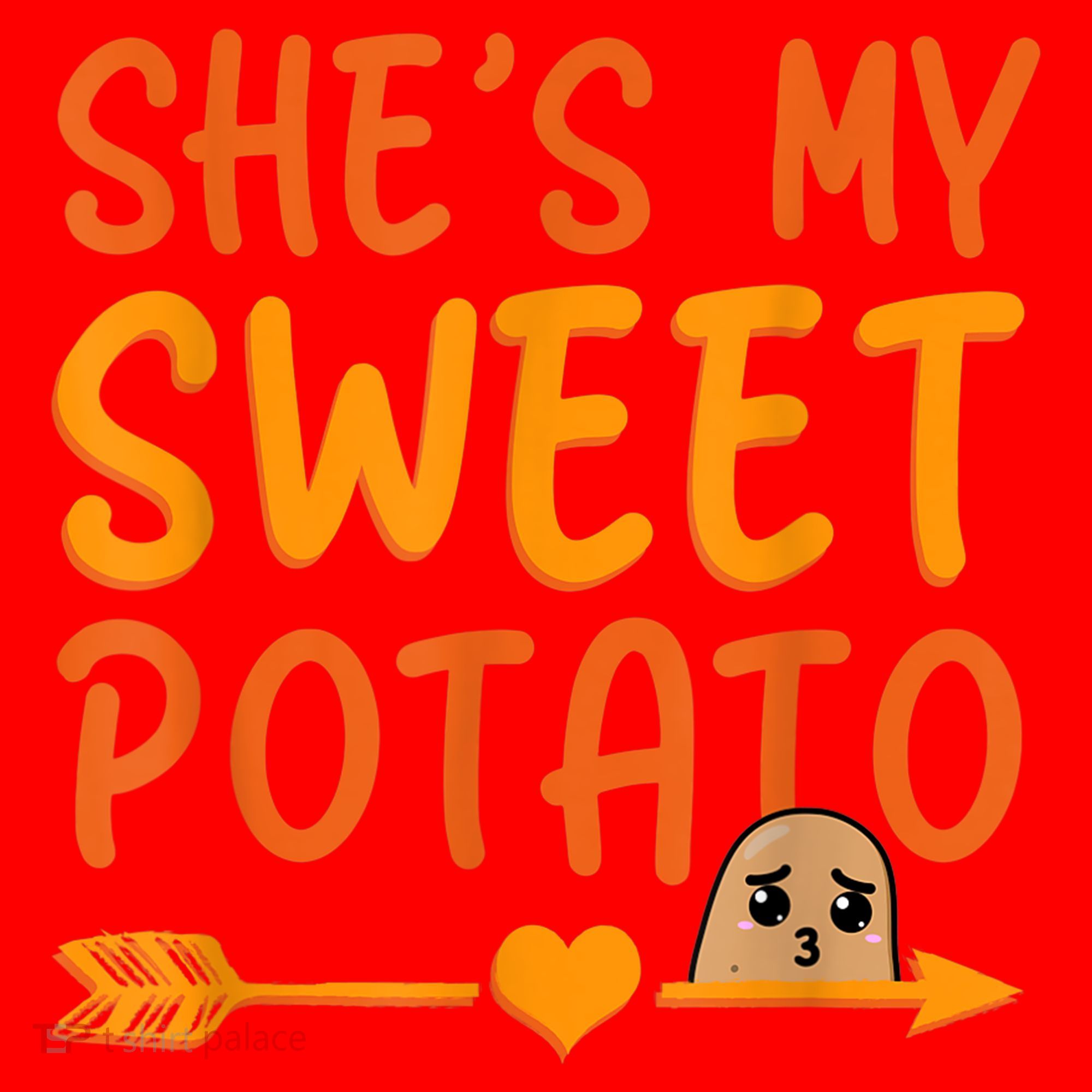 Shes My Sweet Potato I Yam Set Thanksgiving Couples Matching Santa Hat