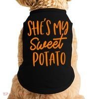 She's My Sweet Potato I Yam Set Couples Thanksgiving Funny Doggie Tank thumb 0