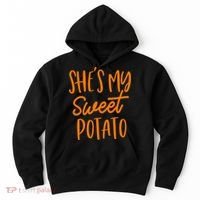 She's My Sweet Potato I Yam Set Couples Thanksgiving Funny Hoodie thumb 0