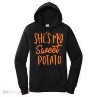 She's My Sweet Potato I Yam Set Couples Thanksgiving Funny Women's Hoodie thumb 0