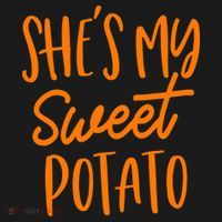 She's My Sweet Potato I Yam Set Couples Thanksgiving Funny Women's Hoodie thumb 2