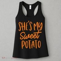 She's My Sweet Potato I Yam Set Couples Thanksgiving Funny Women's Tank Top thumb 3