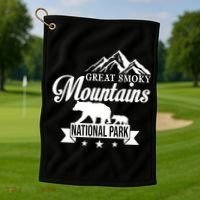 Smoky Mountains Golf Towel thumb 1
