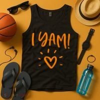 She's My Sweet Potato I Yam Set Couples Thanksgiving Tank Top thumb 4