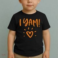 She's My Sweet Potato I Yam Set Couples Thanksgiving Toddler T-Shirt thumb 2