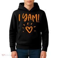 She's My Sweet Potato I Yam Set Couples Thanksgiving Kids Hoodie thumb 4