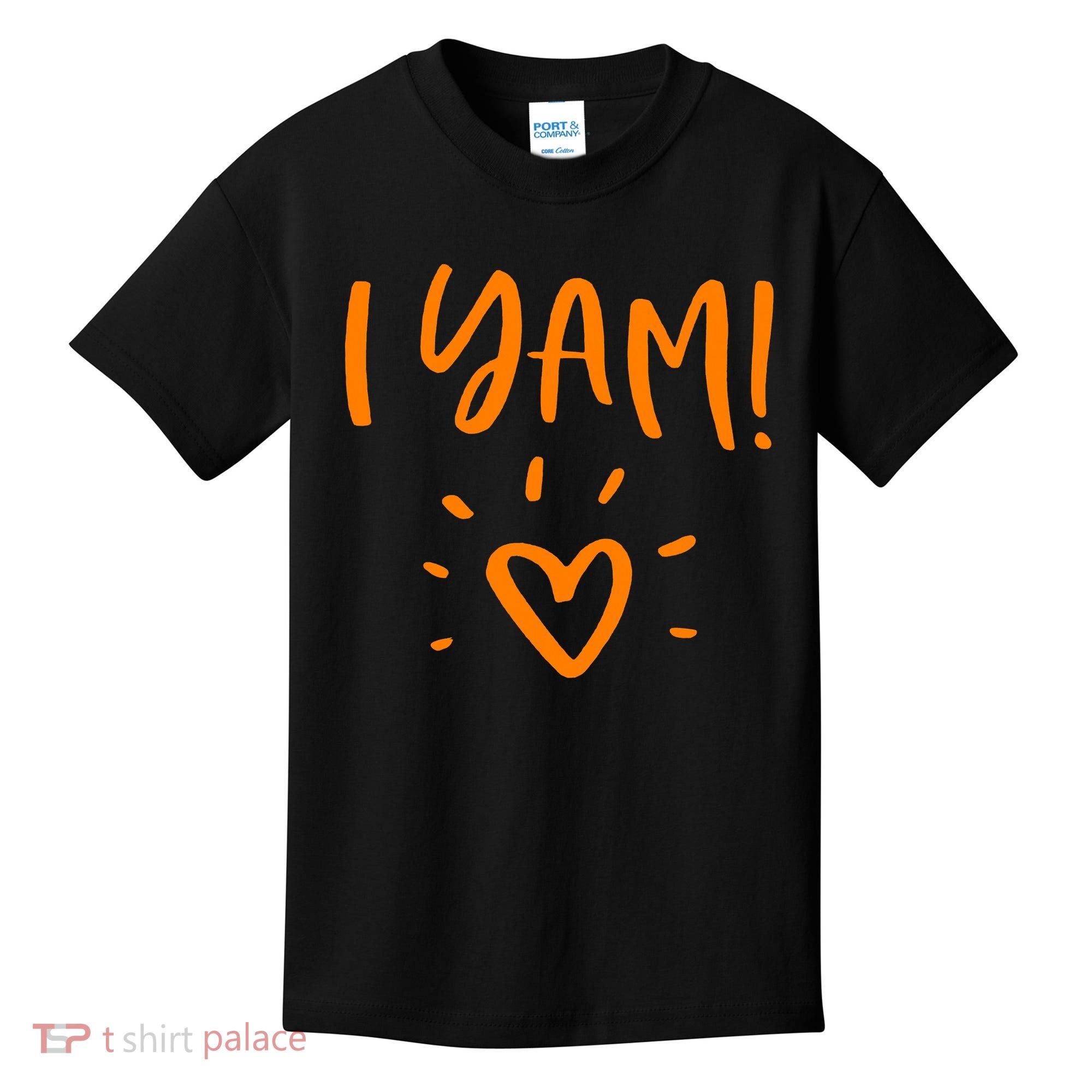 She's My Sweet Potato I Yam Set Couples Thanksgiving Kids T-Shirt