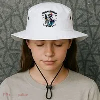 Summerween Magic Skeleton Enjoying Ice Cream Delight Bucket Hat thumb 3