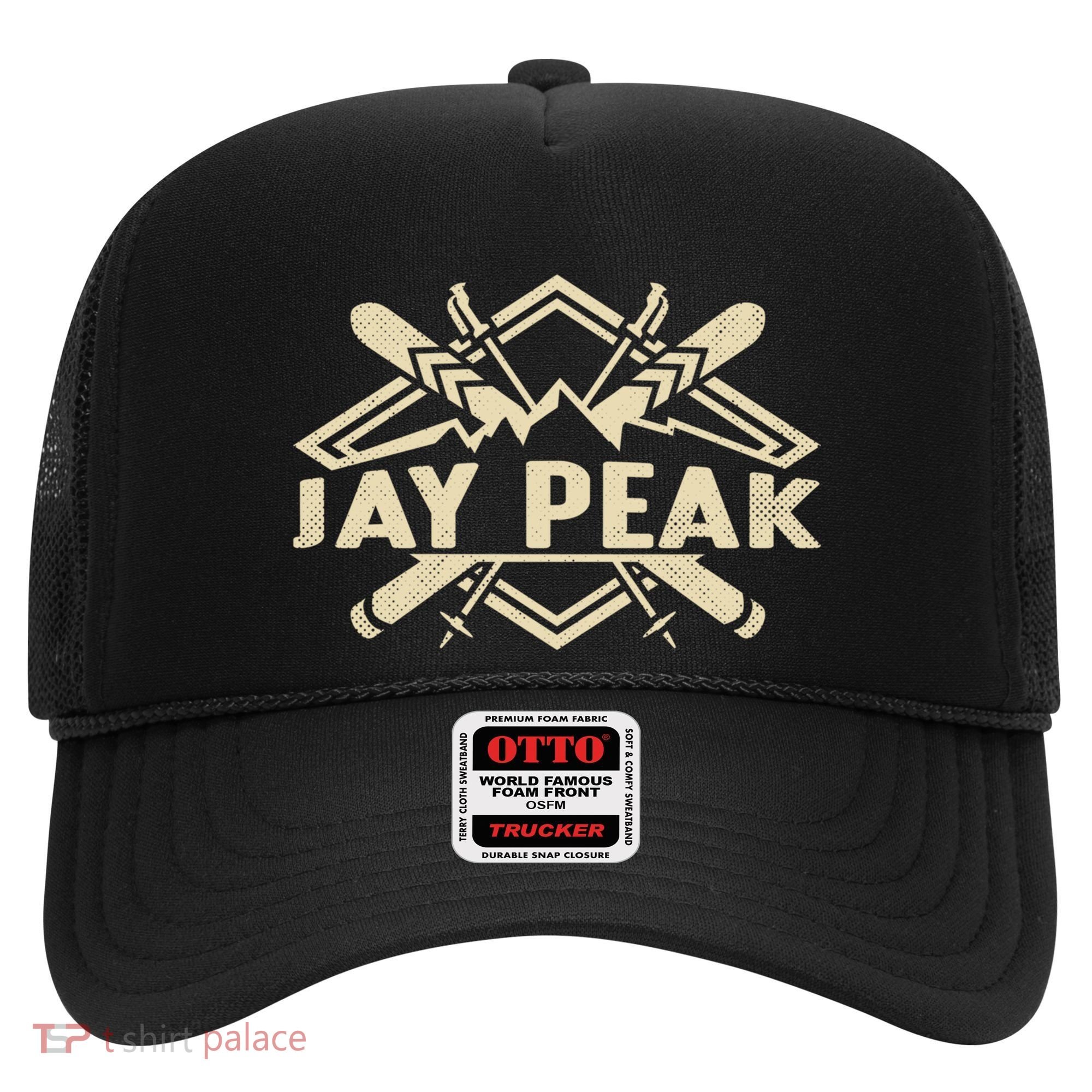 Skiing Mountains Skier Downhill Ski Resort Jay Peak Gift Hat