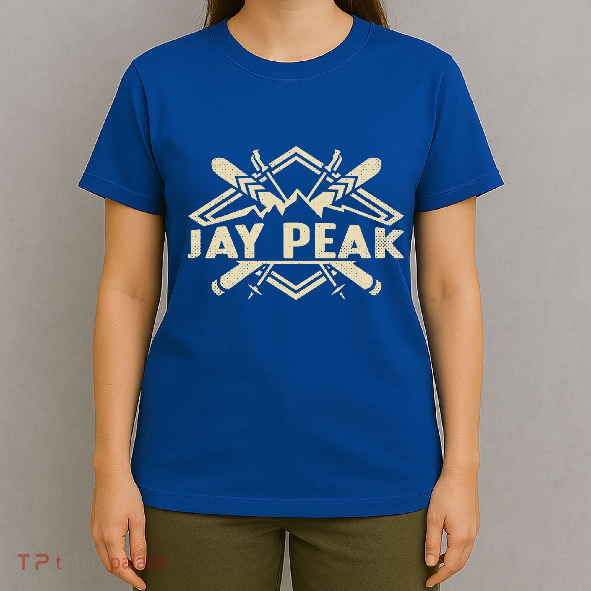 Skiing Mountains Skier Downhill Ski Resort Jay Peak Gift T-Shirt