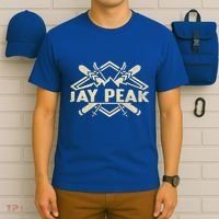 Skiing Mountains Skier Downhill Ski Resort Jay Peak Gift T-Shirt thumb 6