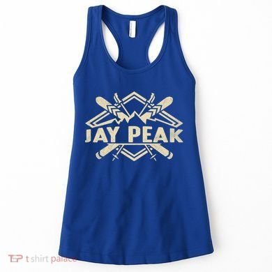 Skiing Mountains Skier Downhill Ski Resort Jay Peak Gift Women's Tank Top