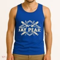 Skiing Mountains Skier Downhill Ski Resort Jay Peak Gift Tank Top thumb 3