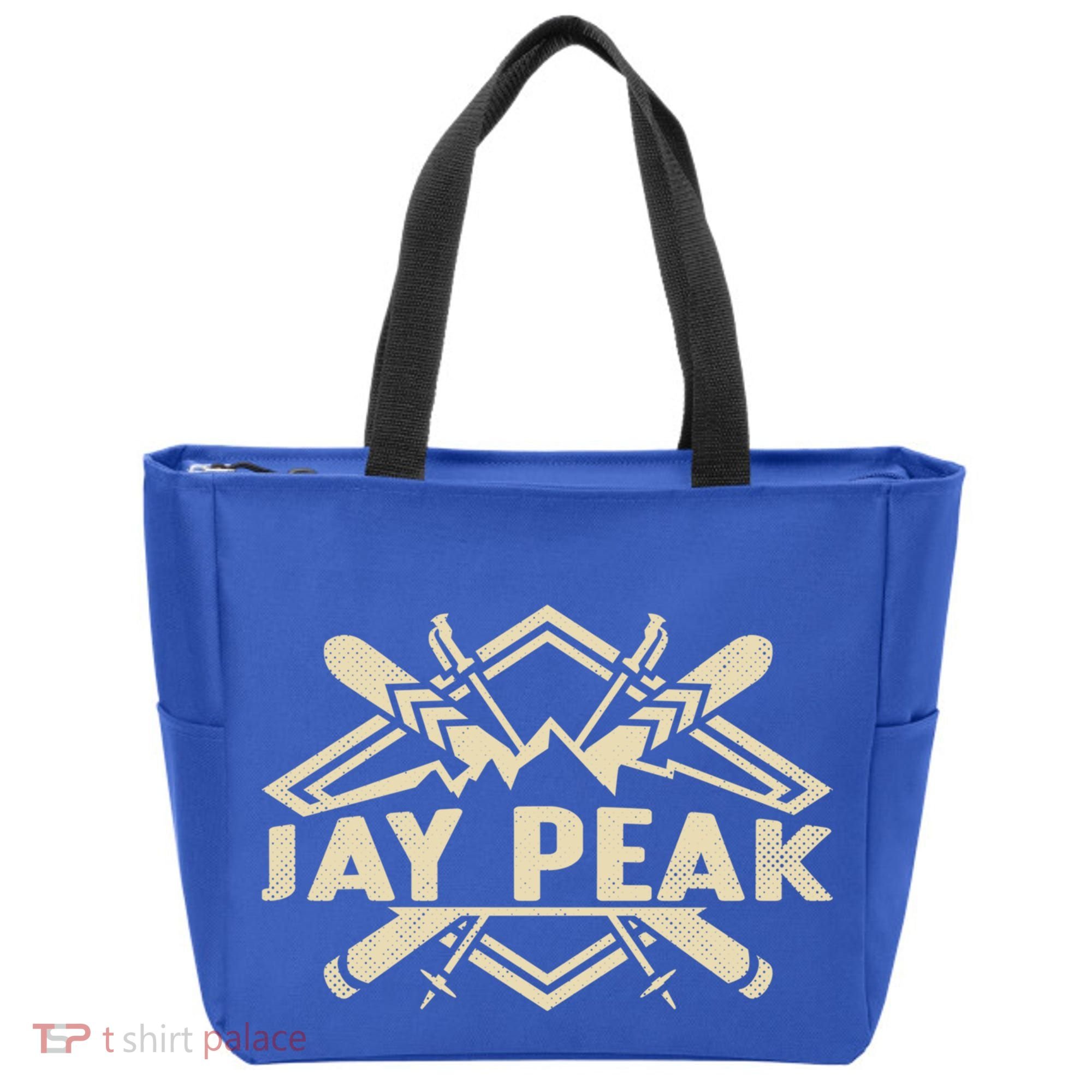 Skiing Mountains Skier Downhill Ski Resort Jay Peak Gift Tote Bag