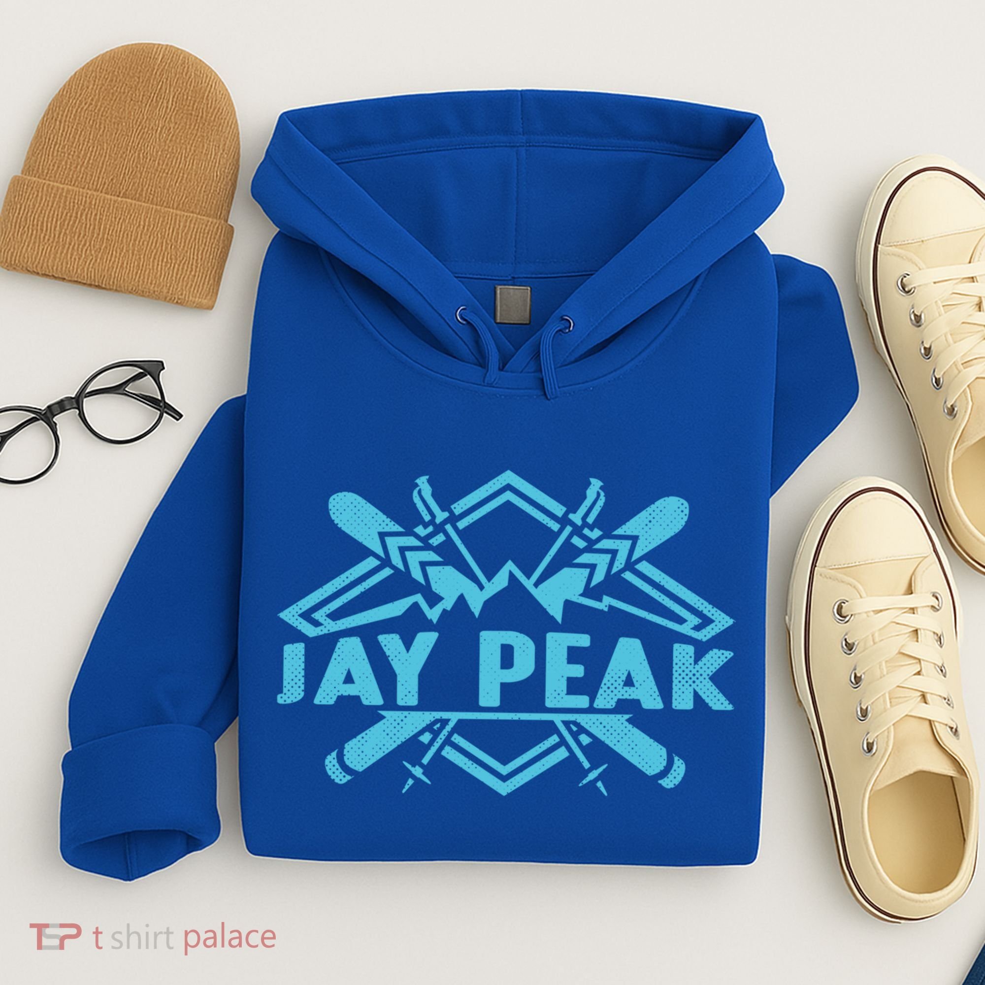 Skiing Mountains Skier Downhill Ski Resort Jay Peak Meaningful Gift Hoodie